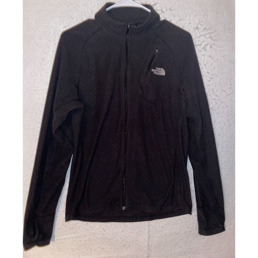 Mens The North Face Fleece Sweater Full Zip Jacket Long Sleeve Thumbhole Light S